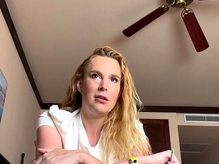Lovely Blonde With Tight Pussy Masturbate Solo