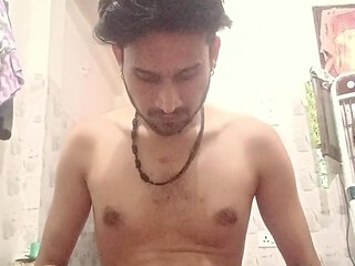 The Indian boy's hard and thick penis must have been seen for the first time