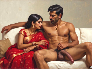 Indian aunty was very naught with the neighbour boy as she used to get his cock evey night when her husband leaves to work