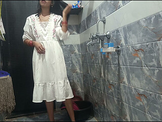 First time bathing in friends home he installed  cameras in bathroom
