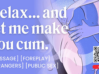 ASMR Audio Porn: Massage Turns Into Happy Ending - Finger Play & Oral Sex with a Stranger - Erotic Audio Story