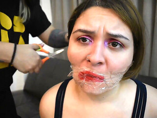 Penelope's Gagged Smoking Challenge