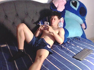 I undress and touch myself hotly