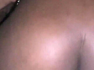 Sexy Creamy Ebony Teen Riding My Cock and Moaning