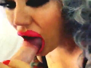 HOT BIG TITTED ALT GIRL  DEEPTHROSTS CLIENT