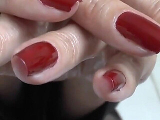 Beautiful Red Fingernails in Summer - Part 3, Lady Victoria Valente