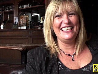 MILF Alisha serves hard dicks in Dubai BDSM party