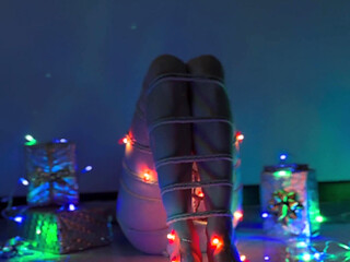 Just Me Pretending to Be Your Christmas Tree P.s. Feet Lovers Might Really Enjoy the Tease