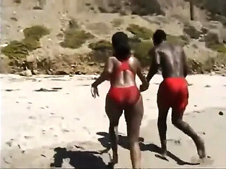 Black Beach Bunnies ride and fuck hard