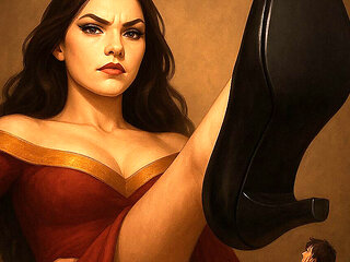 Giantess Queen Descends