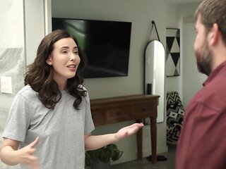 Casey Calvert shares Isiah Maxwell's cock with her girlfriend in a steamy scene.