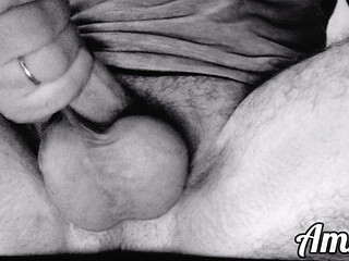 I ejaculated a lot of semen onto the figure.