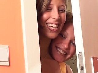 Cute German Teen Got Her Pussy Fingered with Her BFF