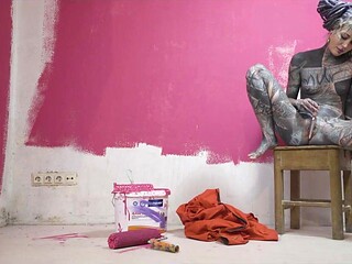 Workwear Anal Stretching Solo Masturbation Gapes and Squirt