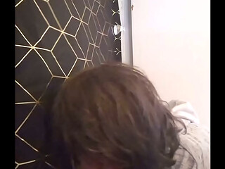 Sucking dicks off at my new gloryhole