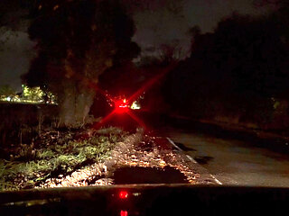 Caught naked flashing by arsehole and wanking my cock naked and barefoot in public