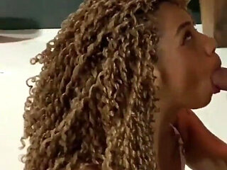 Fucking Her Pussy in the Kitchen While Stepdaddy's Away