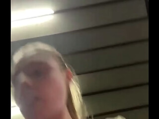 Big ass in Leggings training so hard