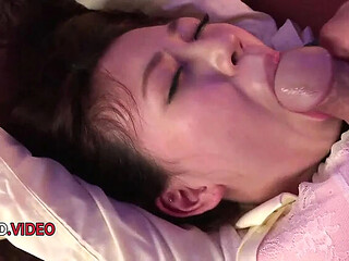 Miu Kimura Threesome with Two Guys  Asian Blowjob Action!