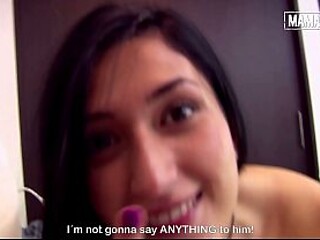 Latina takes BBC in doggy style until he creampies her dripping pussy