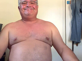 Man Nude in Bedroom in the Morning