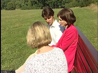 Outdoors with my boyfriend and my best friend