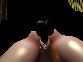 Second Life Black man Fucks Latina woman in public