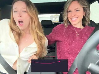 Serenity Cox and Nadia Foxx Take on Another Drive Thru with the Lushs on Ful...