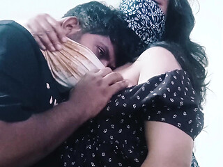 Couple making love and fun