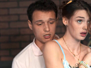 Shrooms Q gets her tight hole pounded in a taboo public vid