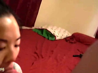 Chinese cutie takes a hard fuck after work and morning deep throat facial