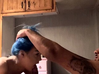 Hardcore interracial blowjob and drilling