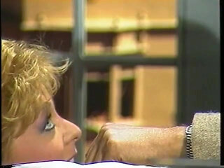 Blonde slut with a shaved pussy loves to get fucked hard by a big cock