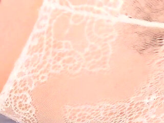 Stepmom in Lace Panties Waited a Long Time for Me to Enter Her and Got a Powerful Shot