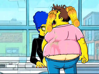 Marge Simpson Foot Fetish Hentai Compilation - MILF Feet Licking & Soles in HD Cartoon Sex