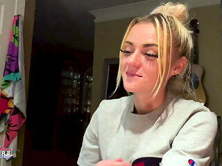Manipulating my Sassy body rub girl into showing off body