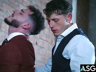 ASGMAX - Muscle Jock Takes &amp_ Gives Massive Cock in Mafia Flip Fuck Ritual