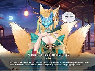 Animated babe gets creampied in a lewd card game