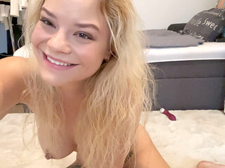 Double Penetration with a Hot Blonde Teen with Big Tits!