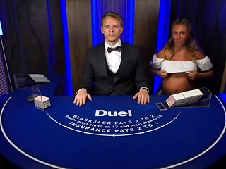Big Tits Bonnie Blue And SpongeBob Devil Khloe Sizzle In Wild Casino Duel Sextape Pounding