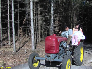 Lederhosen wedding fuck party