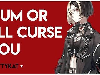 Erotic Audio And Car Toon - Goth Classmate Collects Cum With Blowjob