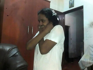 Step Uncle Finds Tina Baby's Porn on Laptop - Desi Sri Lankan MILF Anal Blowjob in HD