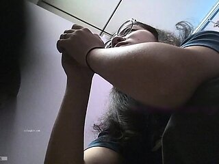 Chubby amateur babe spreads legs and masturbates