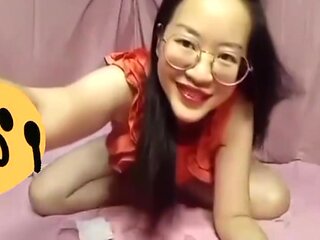 Sexy Cute Asian Girl Fingering Hairy Pussy