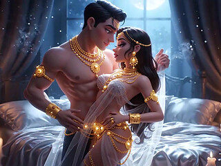 Shaadi Shuda Couple Ki Raat Bhar Ki Gandi Chudai