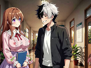 Ren hooks up with every girl! Ep 1 - Ren wa minna ni te o dasu! - (Hentai AI generated)