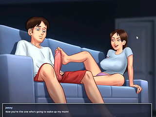 Stepsister Caught Me Jerking Off and Offerd Her Pussy - Summertime Saga Ep 13