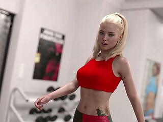 Burning Boundaries 12 - Mike Helps Jane in the Gym Gets Hard Then Chooses Her as Photography Model