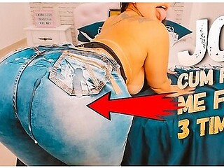 Sexy Big Butt Latina In Jeans Pants Joi, Jerk Off Instructions, Cum Challenge, She Dares You!!!